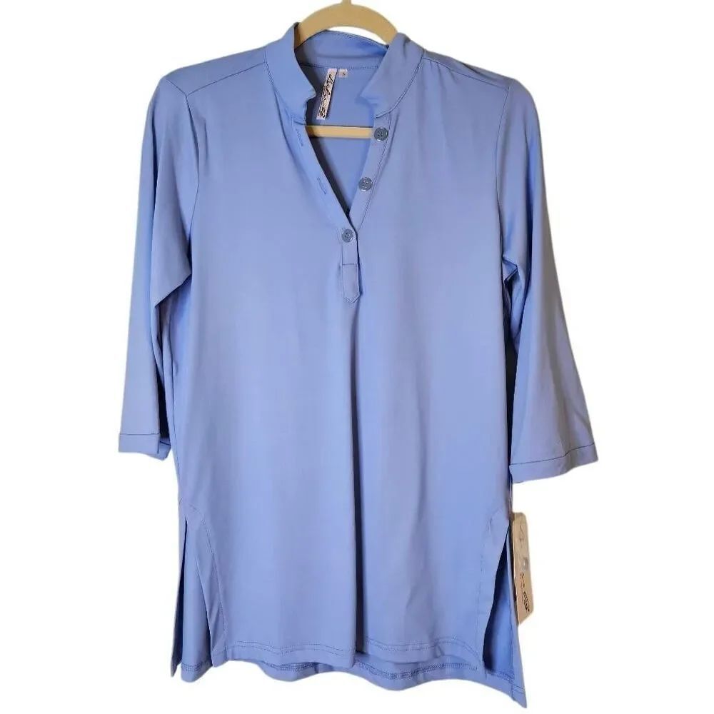 Lulu B blue UPF 50+ top. S, NWT. #904